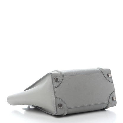 Celine Baby Drummed Calfskin Micro Luggage Sky 3 of 14