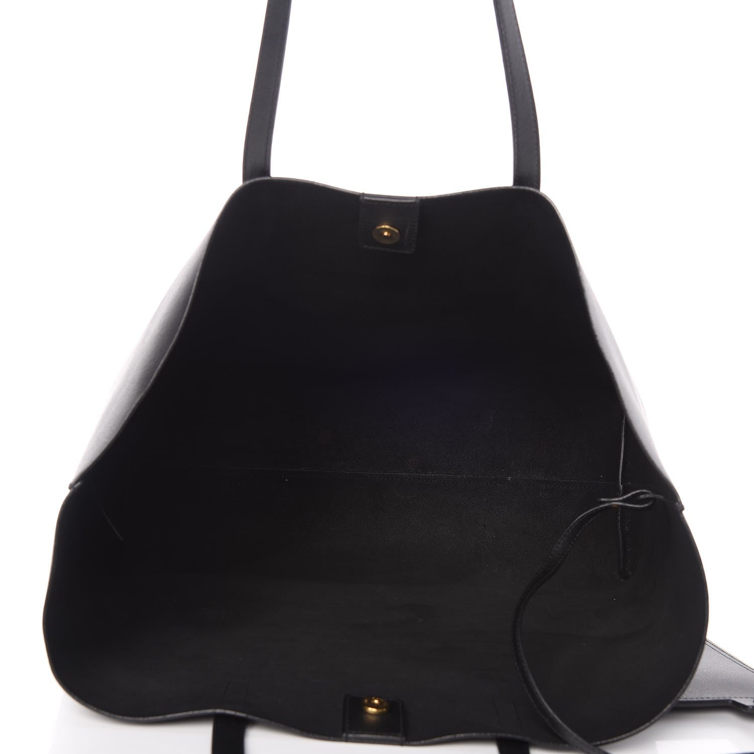 Saint Laurent Calfskin Large Shopping Tote Black 6 of 13