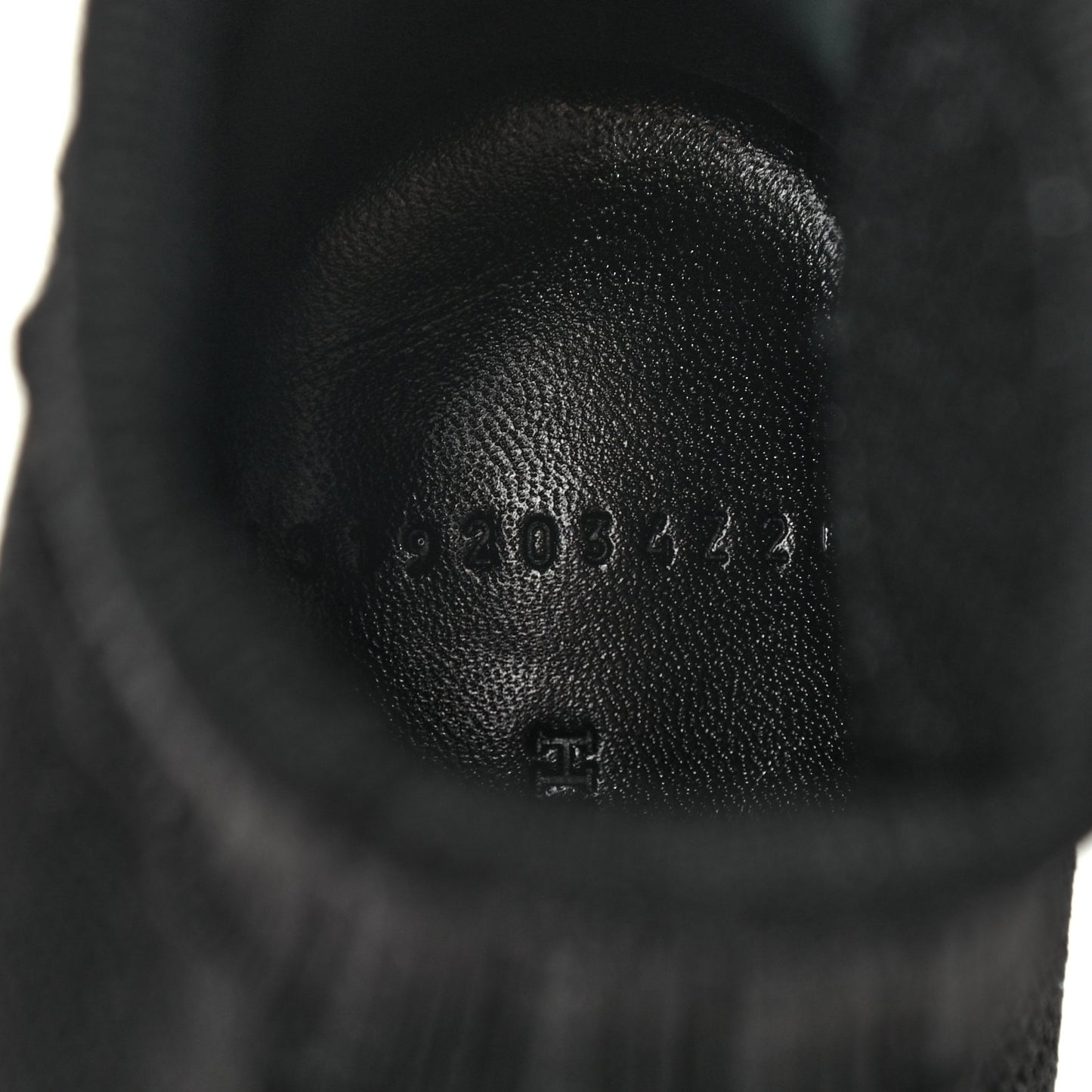 Knit Calfskin Volver Ankle Boots 38 Black