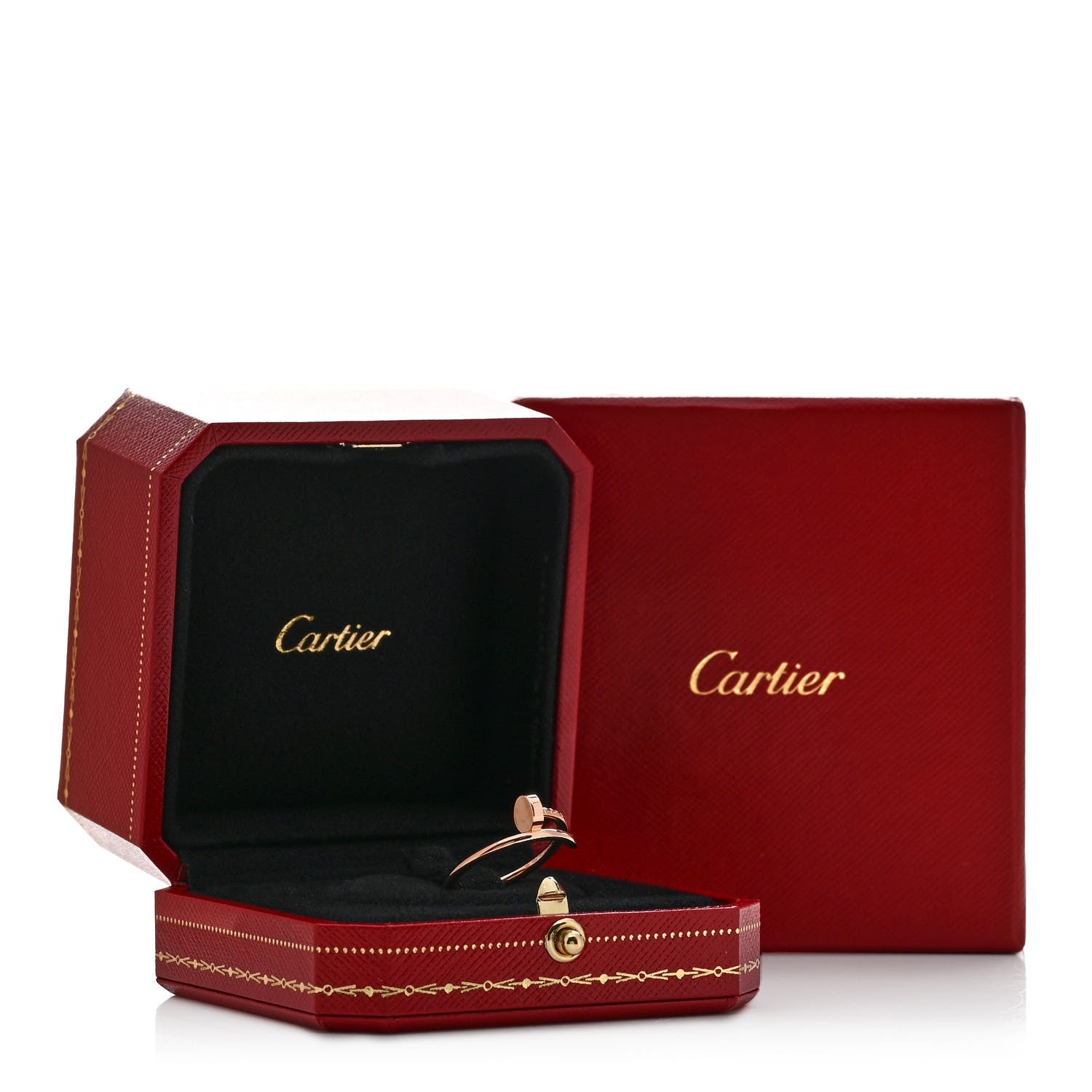 Cartier 18K Pink Gold Small Juste Un Clou Ring 54 6.75 5 of 5