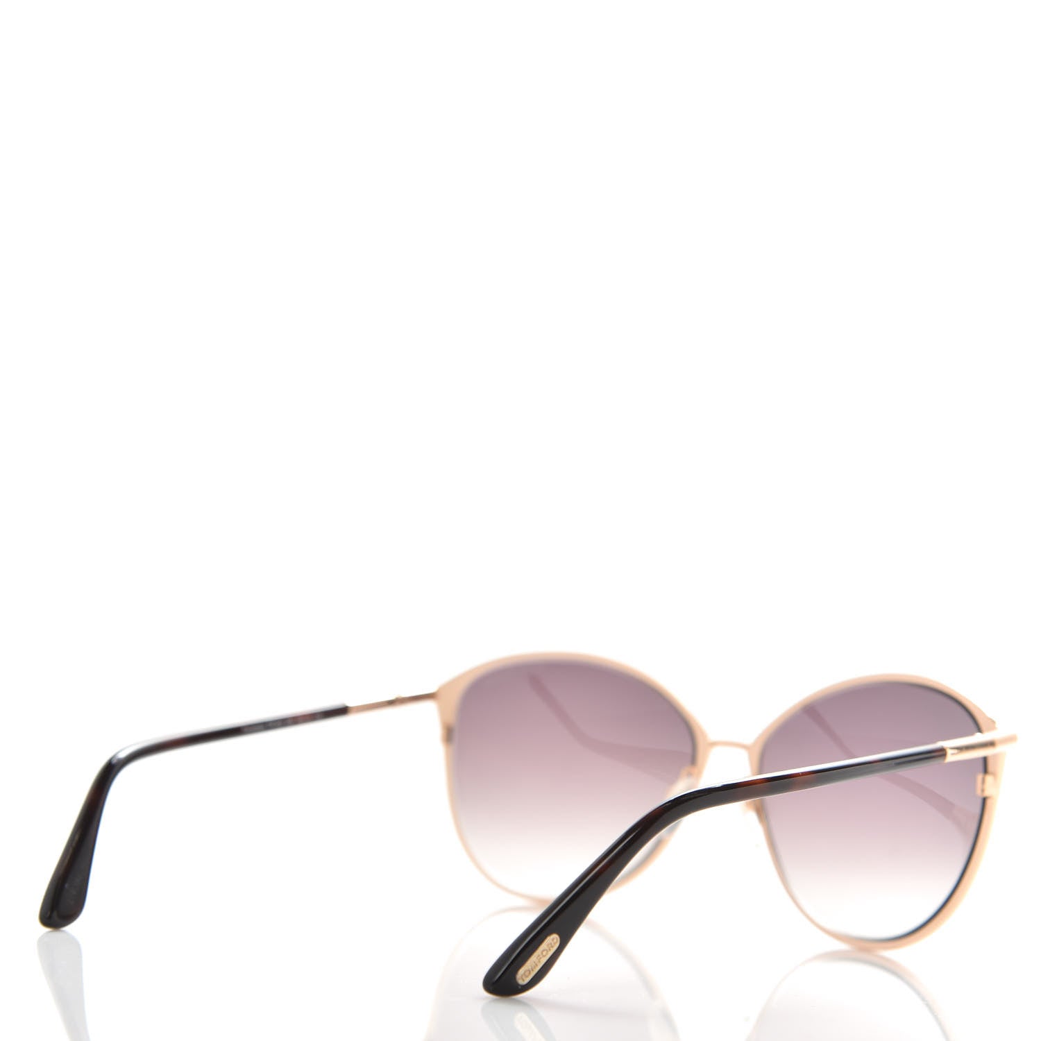 Tom Ford Penelope Vintage Round Sunglasses TF320 Brown 4 of 7