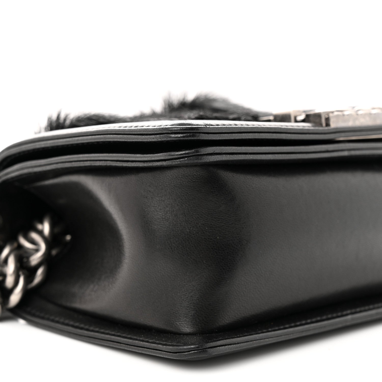 Chanel Goat Hair Small Boy Flap Black 9 of 11