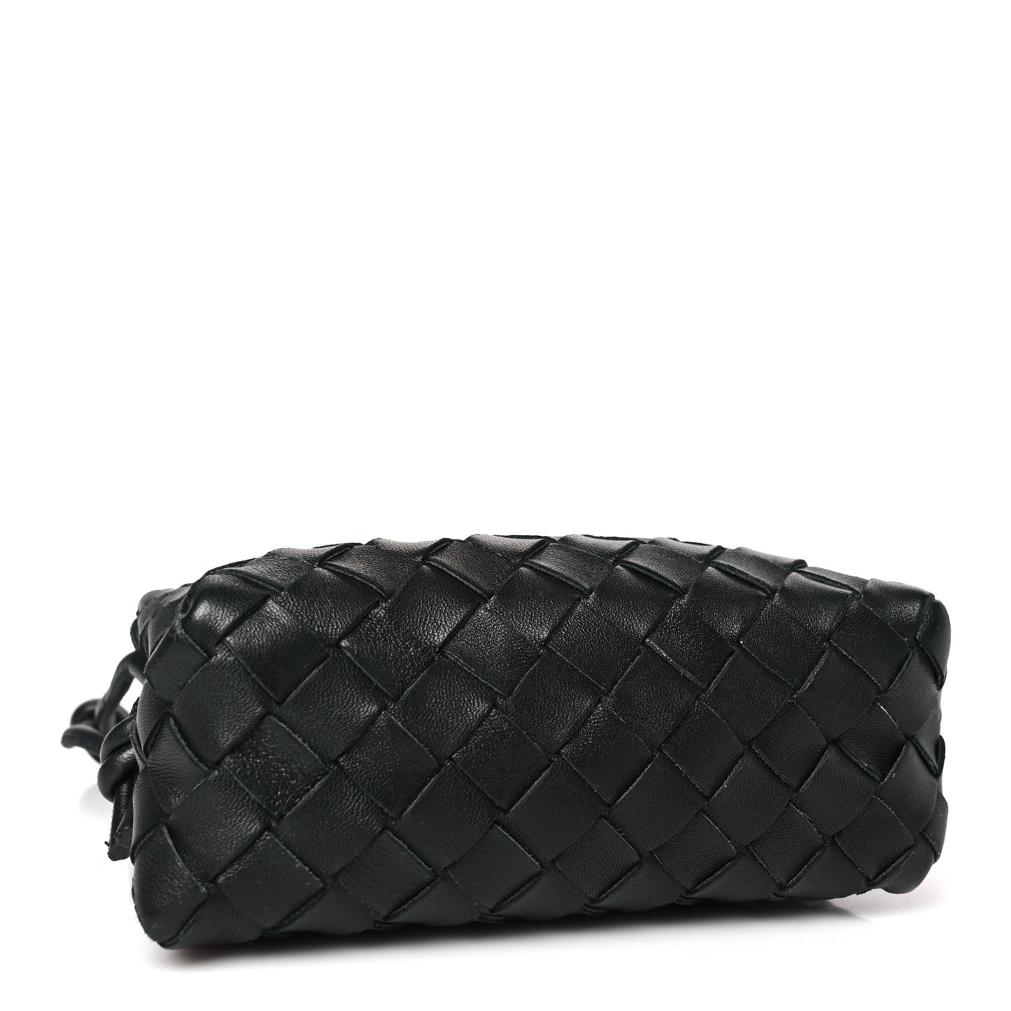 Nappa Intrecciato Mini Loop Camera Bag Black