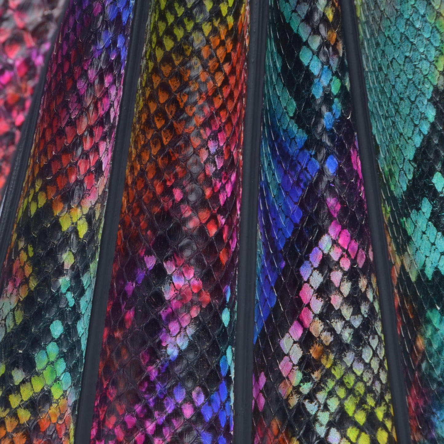 Calfskin Embossed Python Small Sac De Jour Black Multicolor