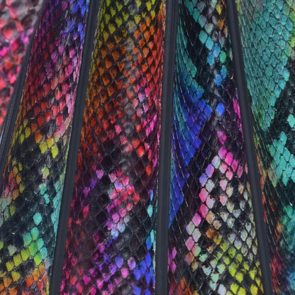 Saint Laurent Calfskin Embossed Python Small Sac De Jour Black Multicolor 13 of 13