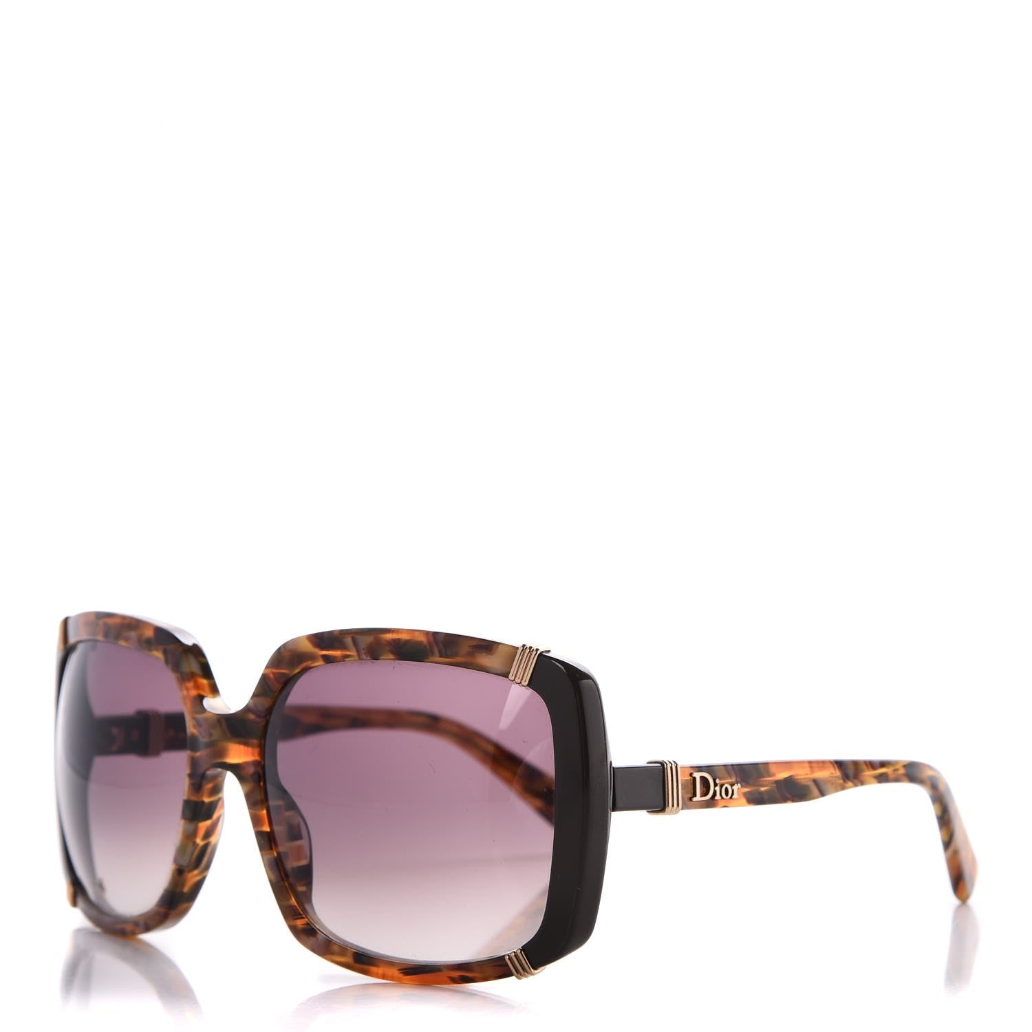 Christian Dior Chicago 1 Sunglasses Havana Brown 1 of 10