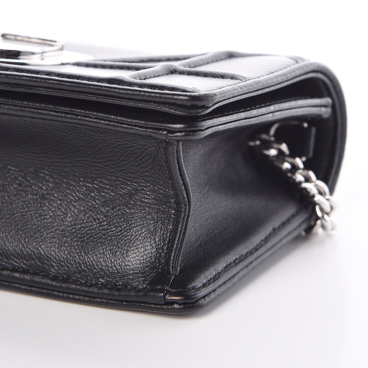 Christian Dior Lambskin Baby Diorama Flap Bag Black 8 of 8