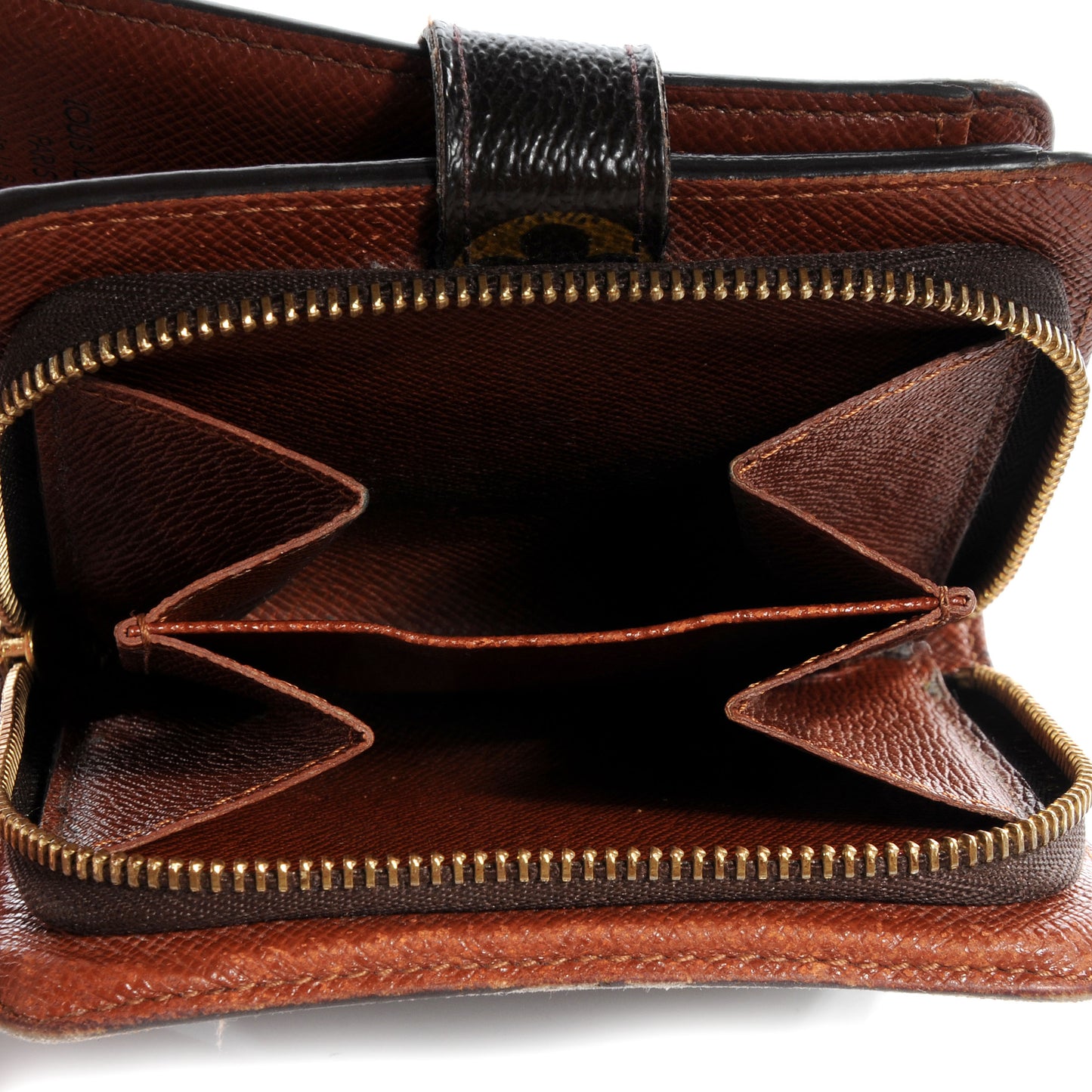 Monogram Compact Zippe Zipped Wallet