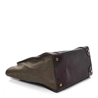 Celine Smooth Calfskin Mini Tri-Color Luggage Black 4 of 9