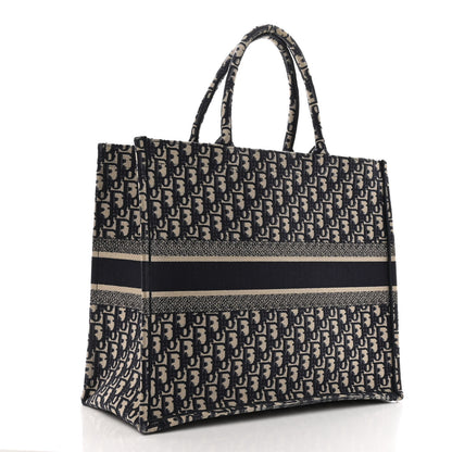 Christian Dior Oblique Book Tote Blue Multicolor 3 of 10