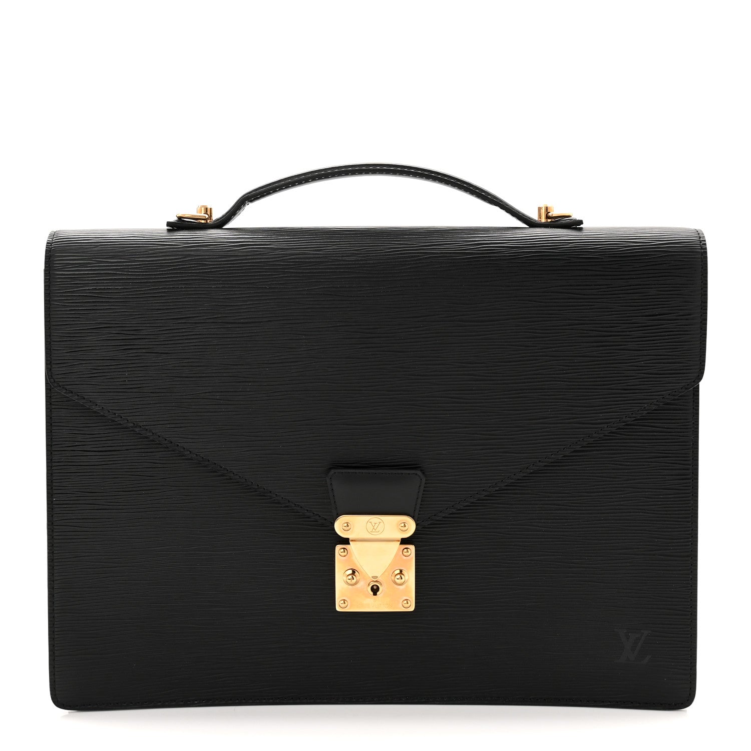 Louis Vuitton Epi Porte-Documents Bandouliere Black 1 of 12