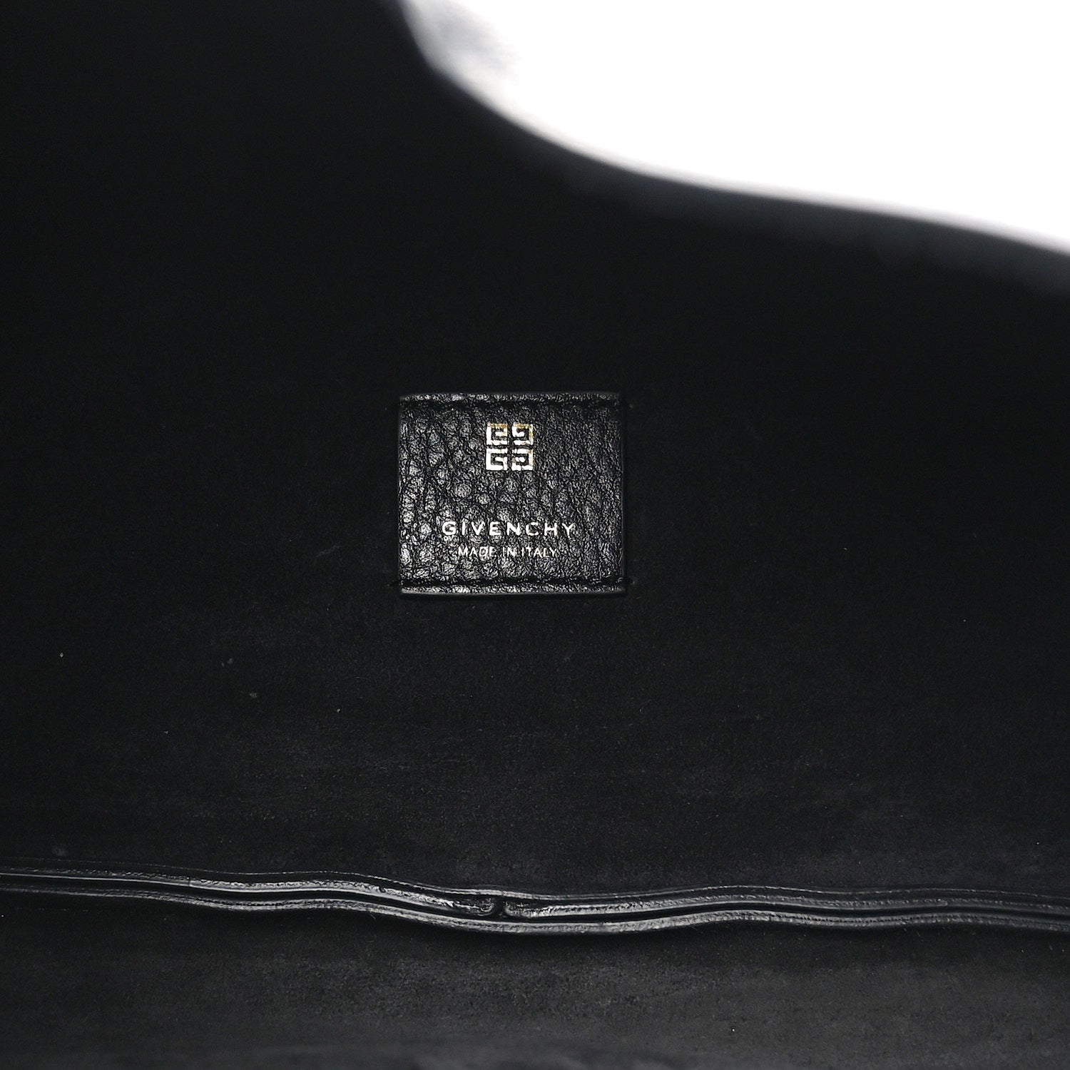 Givenchy Calfskin Crocodile Embossed Medium G-Lock Hobo Black 5 of 9
