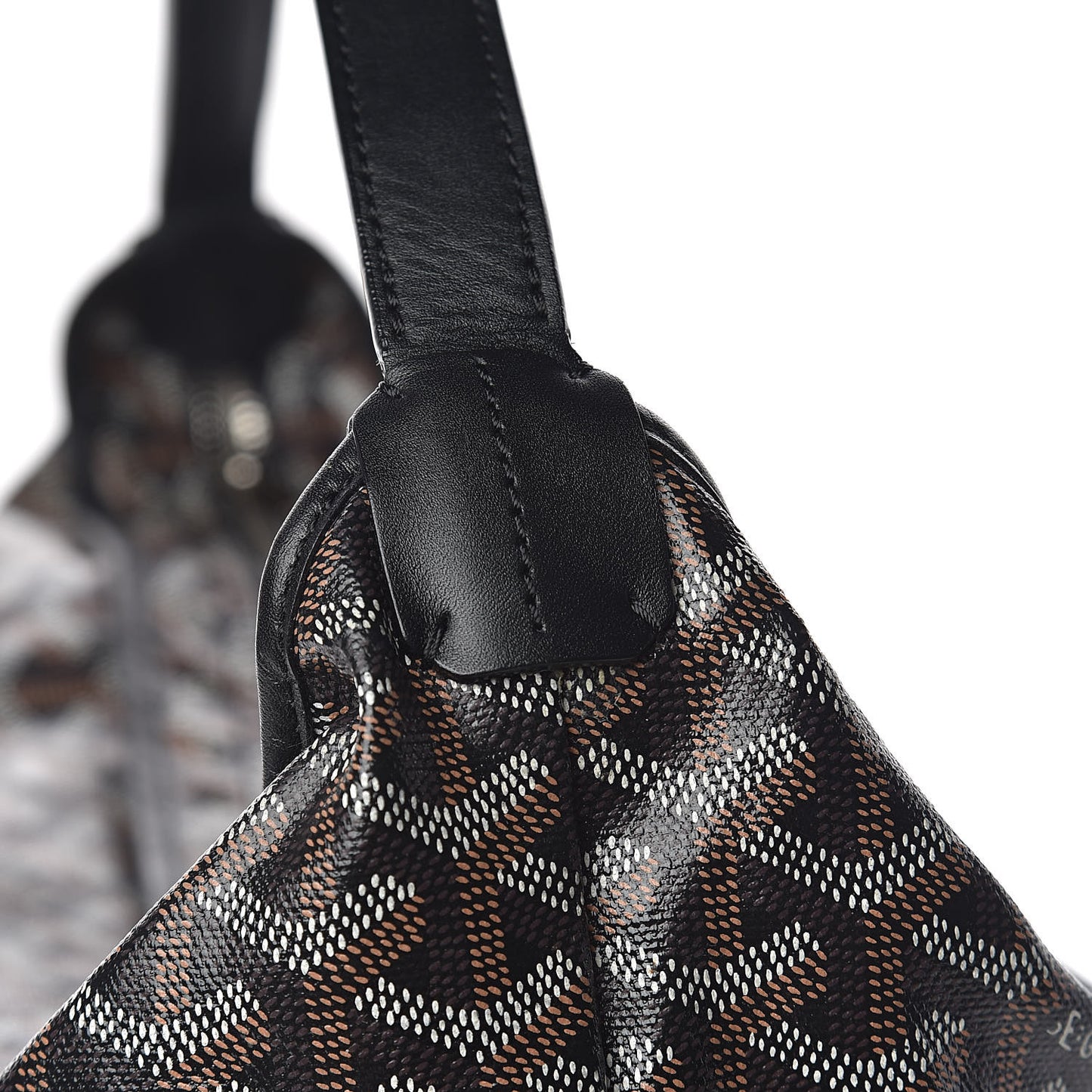 Goyardine Fidji Zip Hobo Black