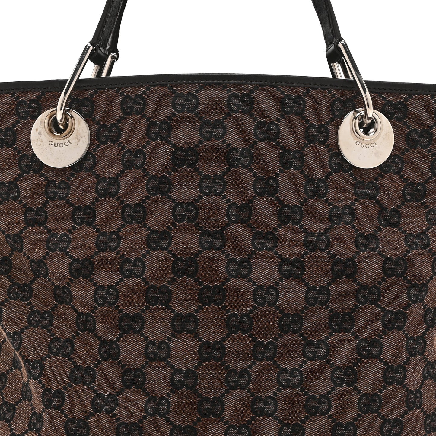 Monogram Large Eclipse Tote Dark Brown