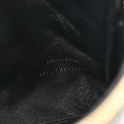 Saint Laurent SAINT LAURENT Lambskin Quilted Gaby Zipped Pouch Black 7 of 11