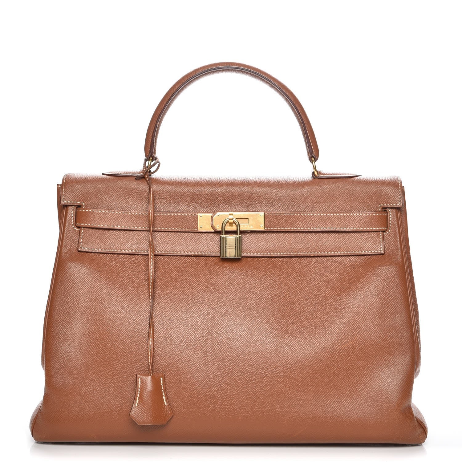 Hermes Courchevel Kelly Retourne 35 Gold 1 of 34