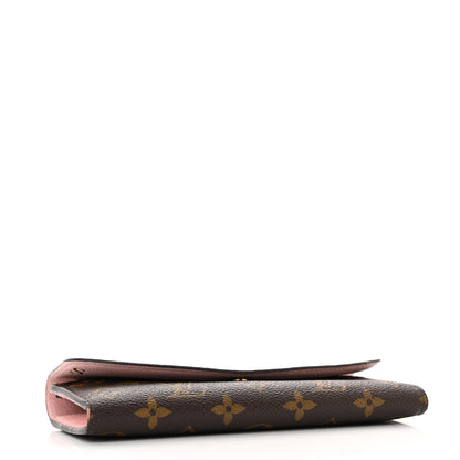 Louis Vuitton Monogram Emilie Wallet Rose Ballerine 4 of 12