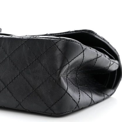 Chanel Aged Calfskin Quilted 2.55 Reissue 225 Flap So Black 10 of 11