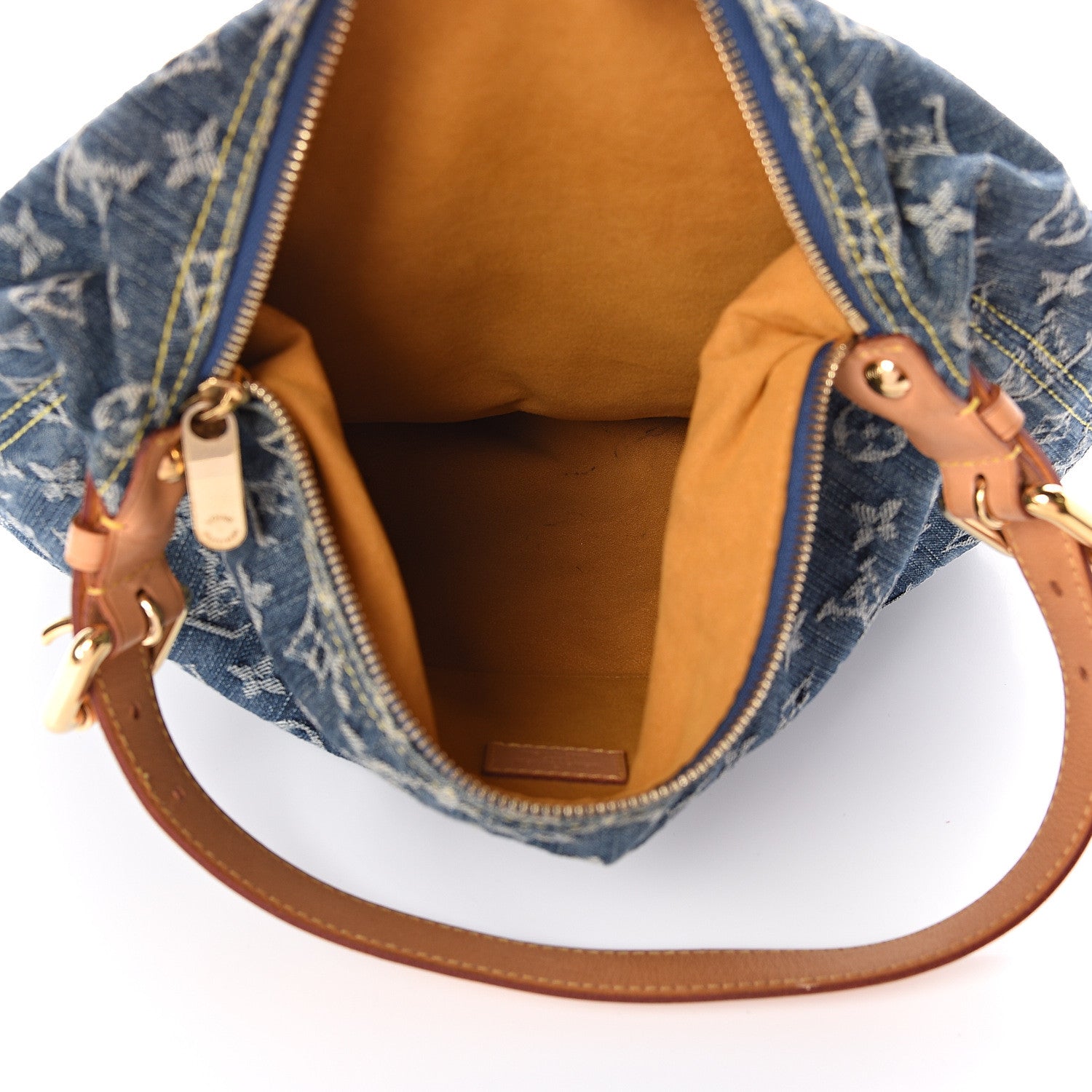 Louis Vuitton Denim Baggy GM Blue 4 of 8