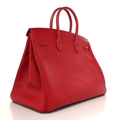 Hermes Epsom Birkin 35 Rouge Casaque 3 of 15