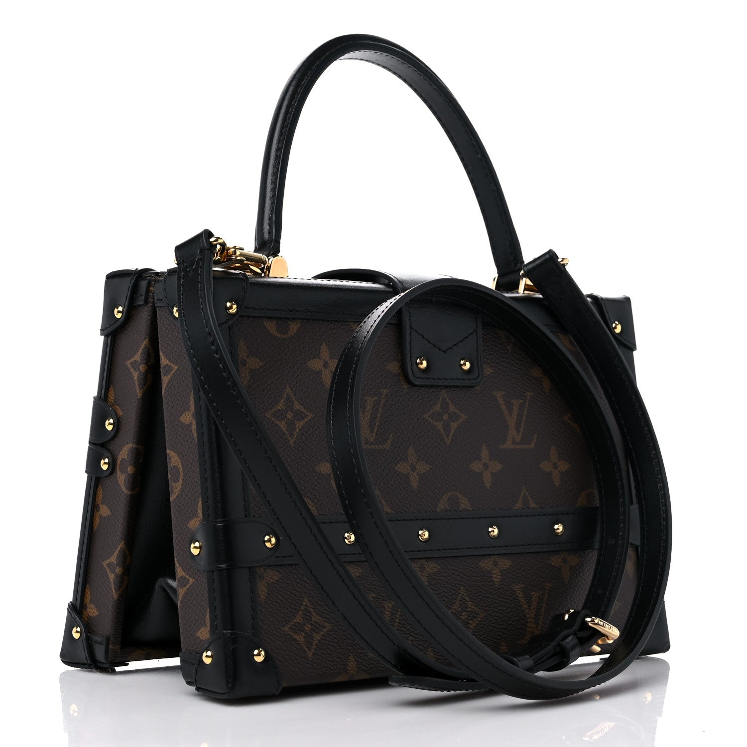 Louis Vuitton Monogram Petite Malle V Black 4 of 9