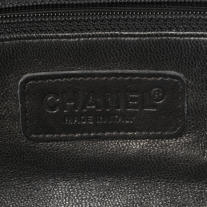 Chanel Caviar Patent Quilted Bowler Black 6 of 10