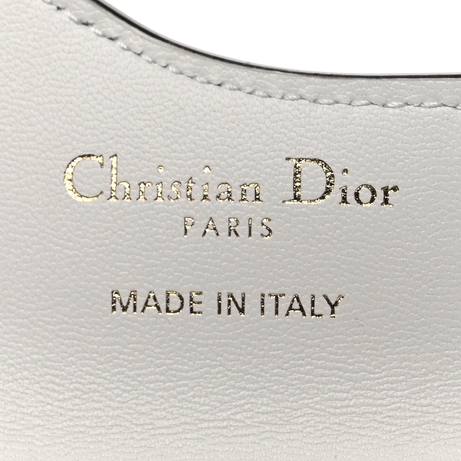 Christian Dior Calfskin Newspaper Print Saddle Bloom Card Holder White Black 6 of 7