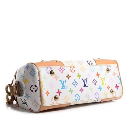 Louis Vuitton Monogram Multicolor Beverly MM White 4 of 7