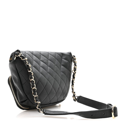 Chanel Caviar Quilted Business Affinity Waist Belt Bag Black 3 of 10