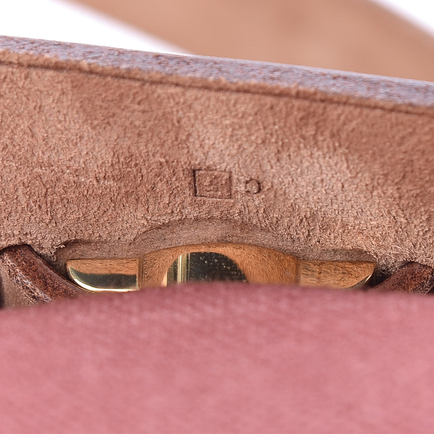 Toile Calfskin Herbag 39 GM Havane Natural