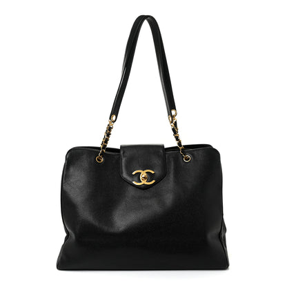 Chanel Caviar XL Weekender Bag Black 1 of 13