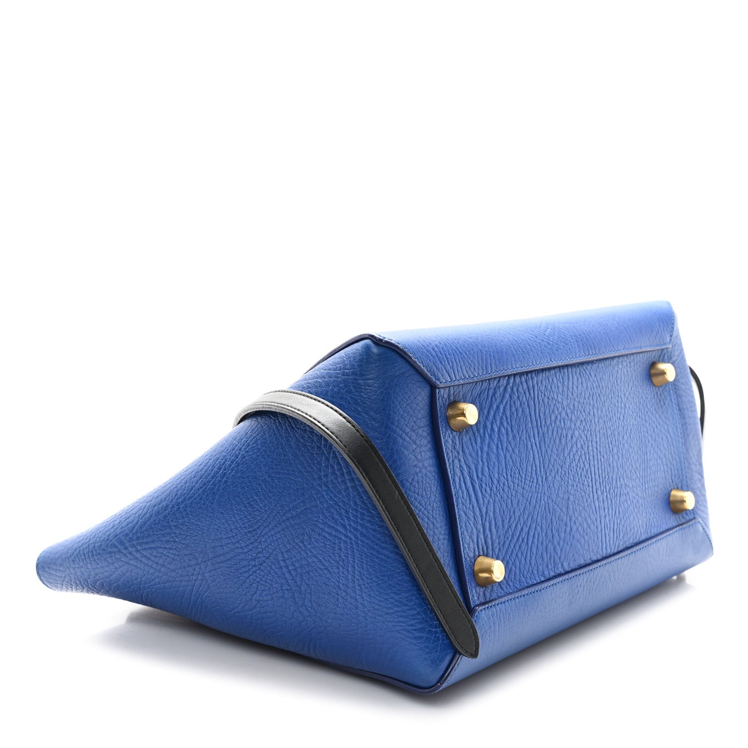 Celine Elephant Calfskin Mini Tri-Color Belt Bag Indigo 4 of 11