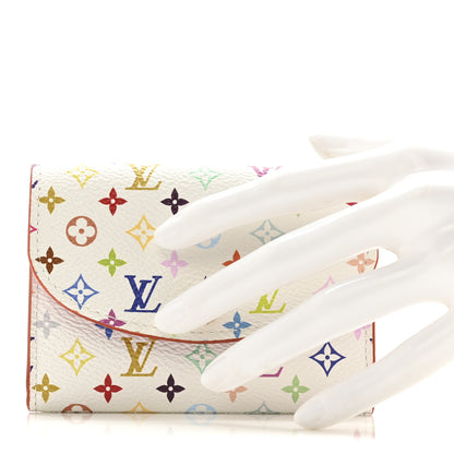 Louis Vuitton LV X TM Monogram Multicolor Rosalie Coin Purse White Kawaii Pink 2 of 7