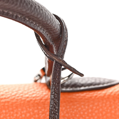 Hermes Togo Tri-Color Kelly Retourne 35 Vermillion Orange Ebene 13 of 16