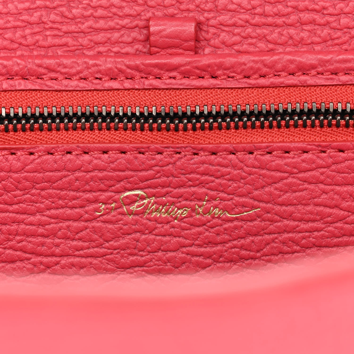 3.1 Phillip Lim Textured Calfskin Medium Pashli Satchel Raspberry 5 of 11