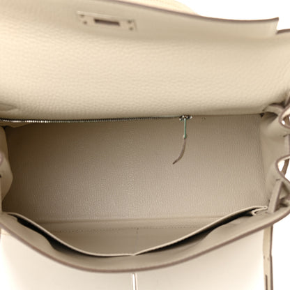 Hermes Taurillon Clemence Kelly Retourne 28 Craie 5 of 12