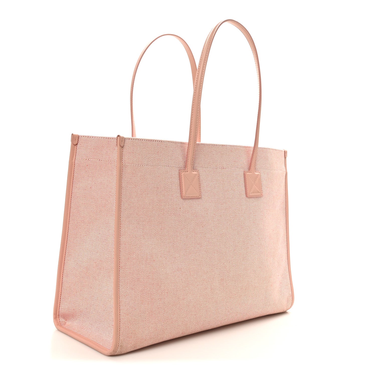 Burberry Canvas Smooth Calfskin Medium Two Tone Freya Tote Dusty Pink 3 of 10