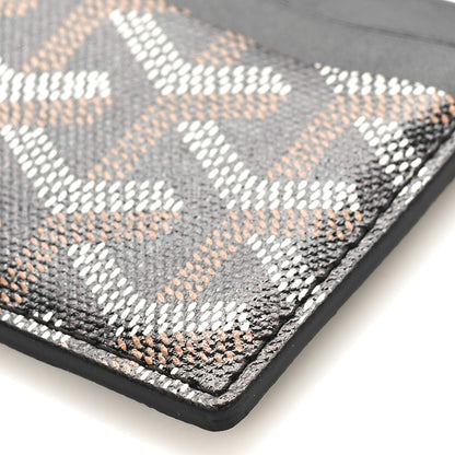 Goyard Goyardine Saint Sulpice Card Holder Black 7 of 7