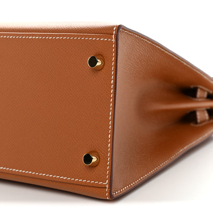 Hermes Epsom Kelly Sellier 28 Gold 10 of 11