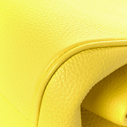 Salvatore Ferragamo Calfskin Small Gancini Crossbody Canary Yellow 9 of 12