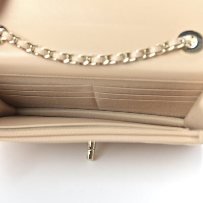 Chanel Lambskin Quilted Trendy CC Wallet On Chain WOC Beige 4 of 11
