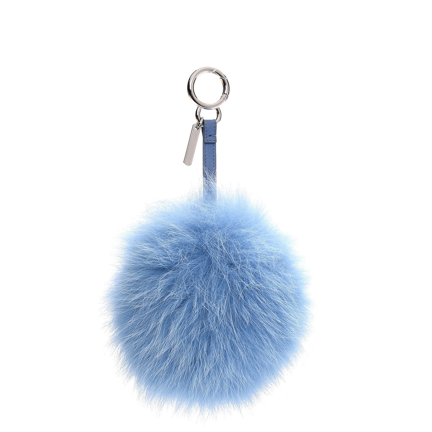 Fox Fur Shiny Nappa Bi-Color H ABCharm Bag Charm Nebula Testa Di Moro