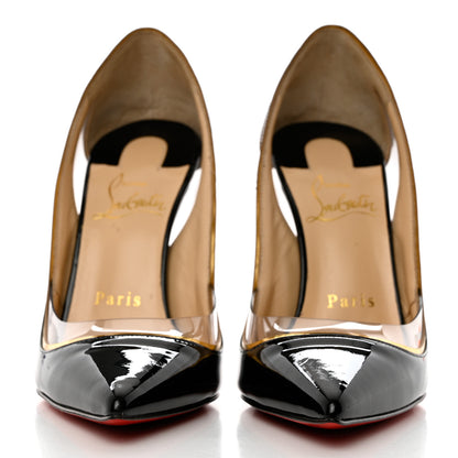 Christian Louboutin Patent PVC Specchio Cosmo 554 100 Pumps 36 Black 2 of 9