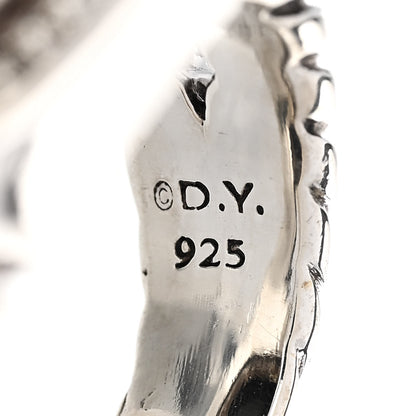 David Yurman Sterling Silver Diamond Black Onyx 11mm Albion Ring 52 6 5 of 5