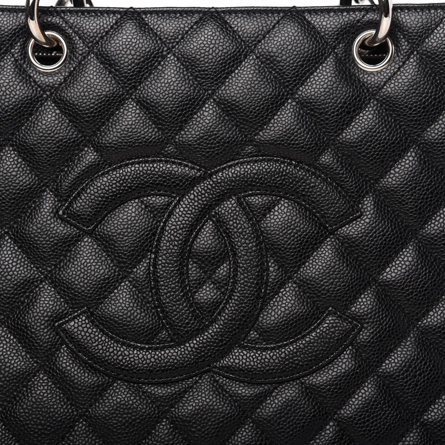 Chanel Caviar Quilted Grand Shopping Tote GST Black 11 of 11