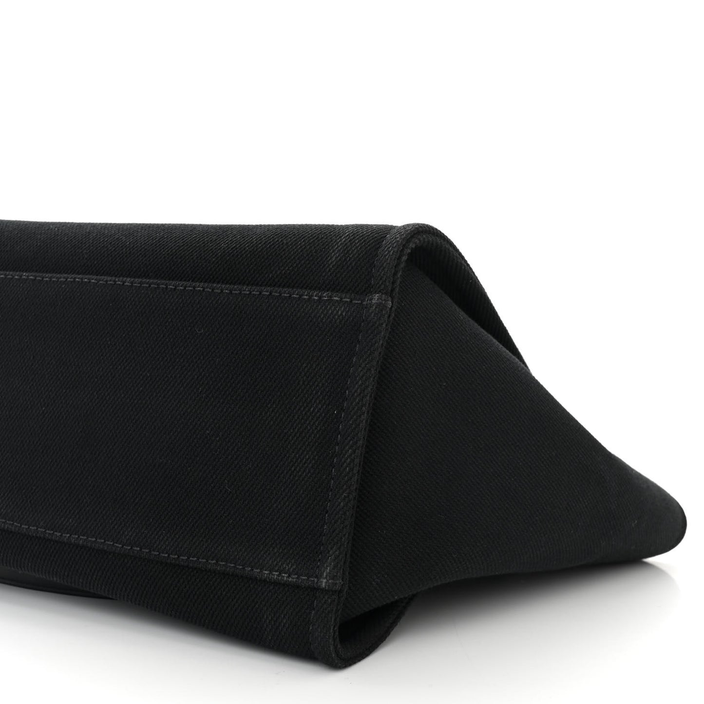 Canvas Pearl Medium Deauville Tote Black