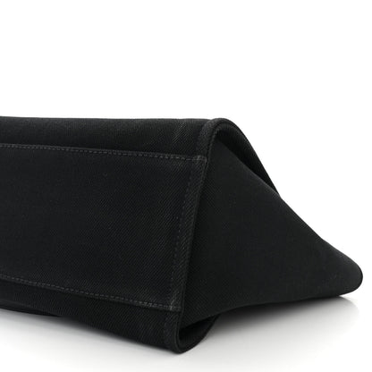 Chanel Canvas Pearl Medium Deauville Tote Black 10 of 10