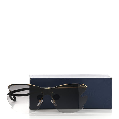Louis Vuitton Bohemian Vuittony Square Sunglasses Z1233E Silver Mirror 10 of 10