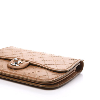 Chanel Calfskin Stitch Medium Flap Brown 6 of 10