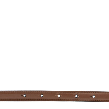 Gucci Moon Calfskin Nickel Interlocking G 20mm Belt 70 28 Brown 3 of 5